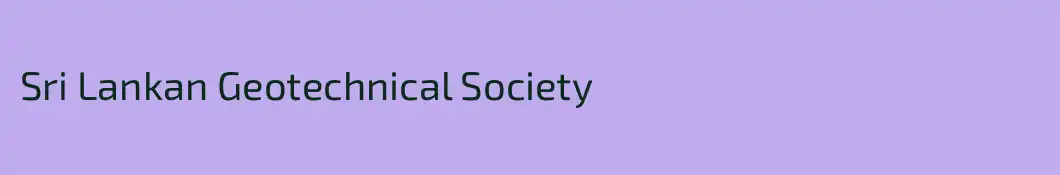 Sri Lankan Geotechnical Society